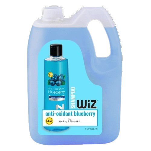 Blue Wiz Anti-Oxidant Blueberry Healthy And Shiny Hair Shampoo Refill Pack - 5 L