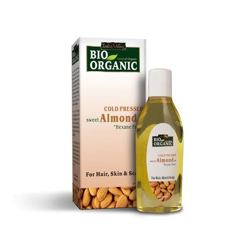 Hexane-Free Cold Pressed Almond Oil For Skin And Hair - 100/200 Ml Pack 