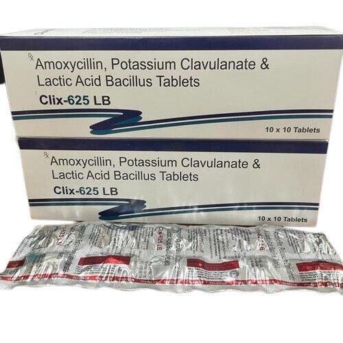 Amoxycillin Potassium Clavulanate & Lactic Acid Bacillus Tablets