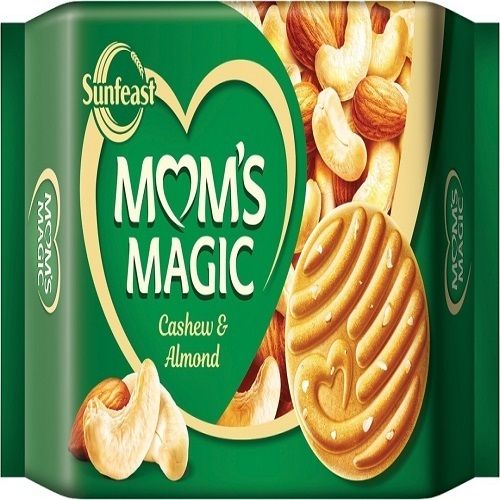 Tasty And Crunchy Moms Magic Cashew And Almond Biscuits, 33 G, Pack Of 1