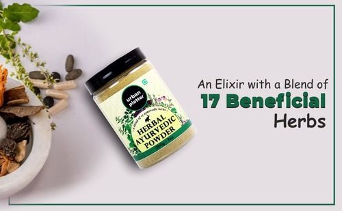 Urban Platter Ayurvedic Herbal Powder, 200 G An Elixir With A Blend Of 17 Beneficial Herbs