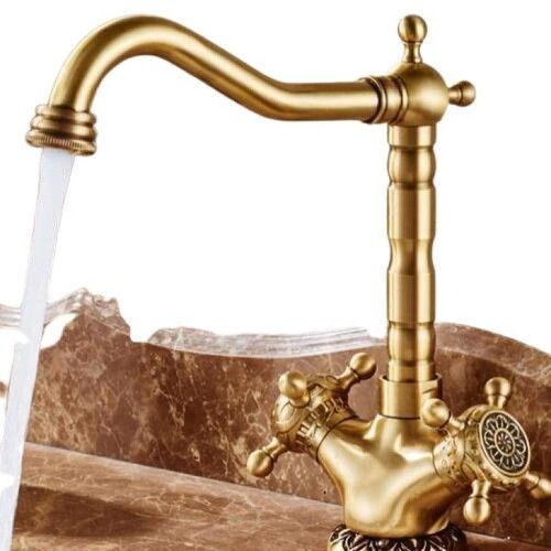 Attractive And Glossy Finish Brass Bathroom Taps
