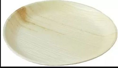 Brown 100% Natural Eco-Friendly Round Shaped Areca Leaf Disposable Plates