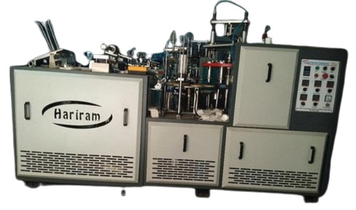 सिल्वर आसानी से संचालित सिंगल फेज और थ्री फेज हाई स्पीड पेपर कप मेकिंग मशीन