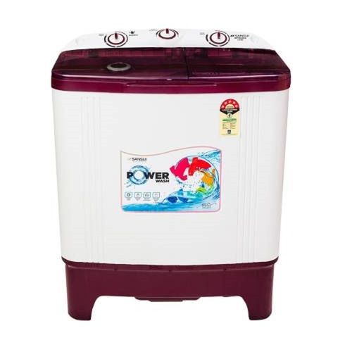 Brown And White Color Rust Top Load Semi-Automatic Washing Machine