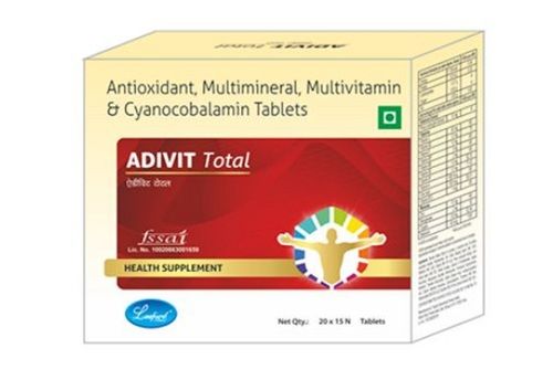 Adivit Total Antioxidant, Multivitamin Multimineral And Cyanocobalamin Tablets