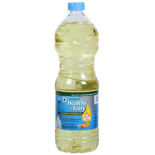 Hydrogenated Oil Emami Healthy And Natural Taste Organic Refined Soyabean Oil, Bottle 1 L