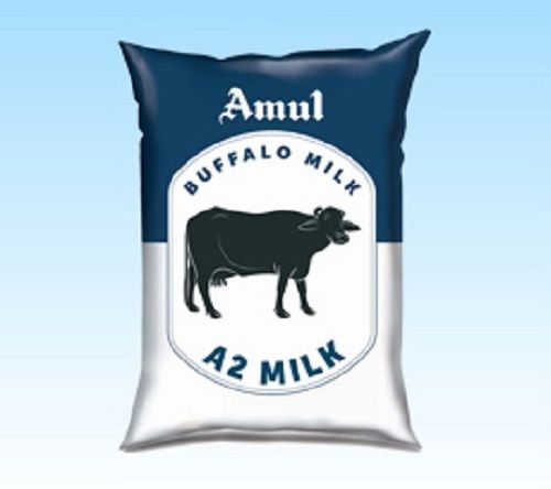 Hygienically Packed Rich In Protein Excellent Taste Fresh Amul A2 Buffalo Milk (500ml)