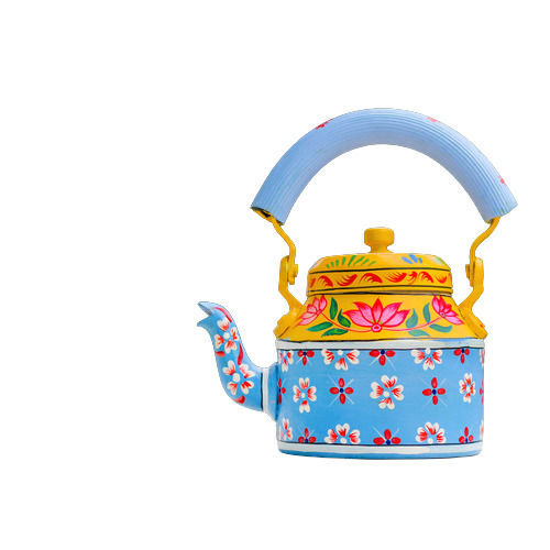 Beautiful Hand Painted Tea Kettle For Home Decor