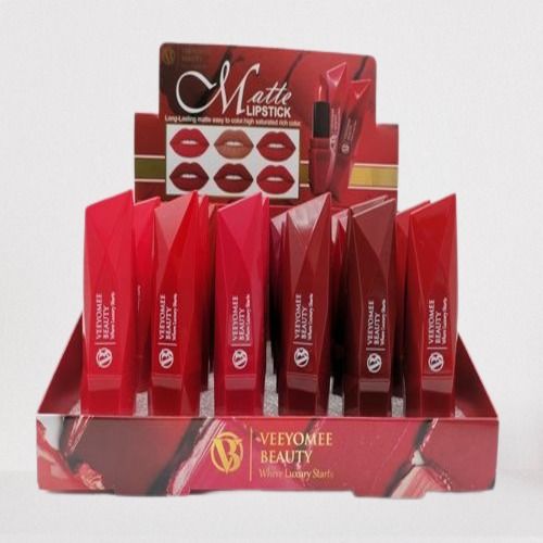 Highest Quality Beautiful Shiny And Smooth Water Proof Beauty Matte Lipstick 