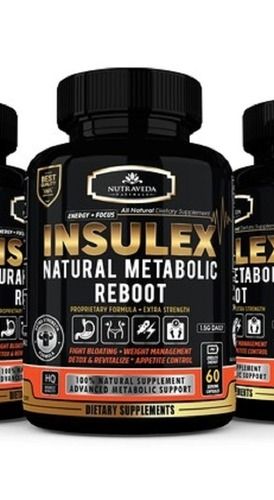 Insulex Natural Metabolic Reboot Dietary Supplement, No Side Effect, Longer Shelf Life