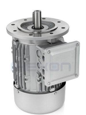 2Hp थ्री फेज गियर मोटर औद्योगिक उपयोग के लिए और 1440 Rpm संबंधित वोल्टेज 415 V परिवेश का तापमान: 50 सेल्सियस (Oc)