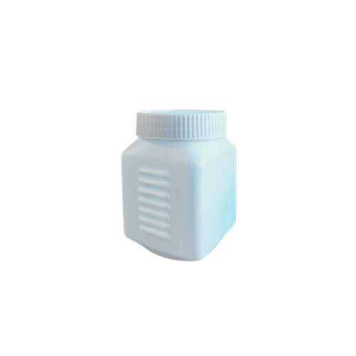 150 Gram White Color Square HDPE Plastic Bottle