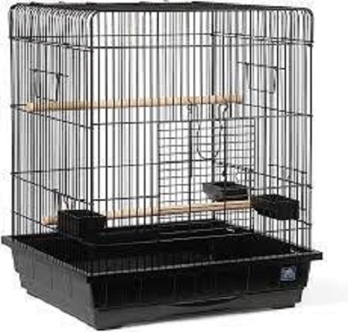 Black Easy To Assemble, Safe And Durable Steel Made Pet Cage For Pet Birds Or Small Animals