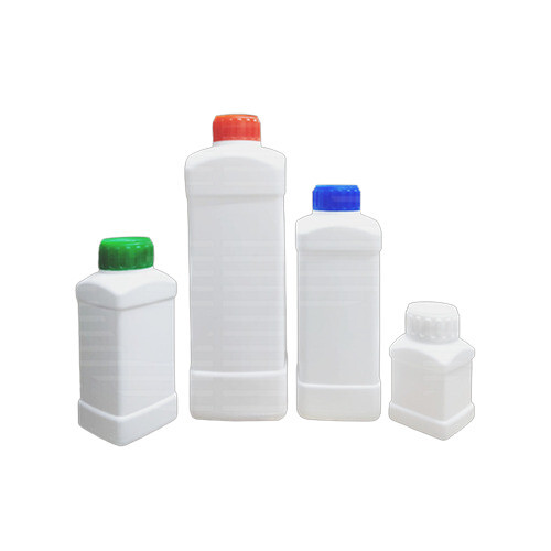 White Color Hdpe Plastic Pesticide Container For Agriculture Use  Hardness: Rigid