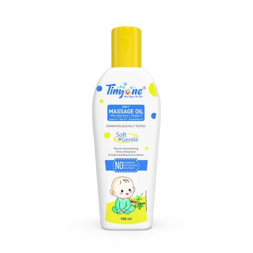 TinyOne Dermatologically Tested Soft And Gentle Baby Massage Oil