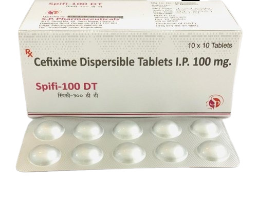 Cefixime Dispersible I.P. Spifi-100 Dt, Health Supplement Tablets General Medicines