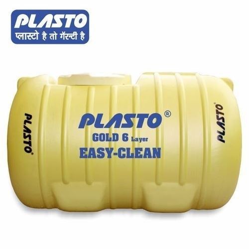 Plasto Gold 6 Layer Easy Clean Yellow Water Tank 1000 L Capacity