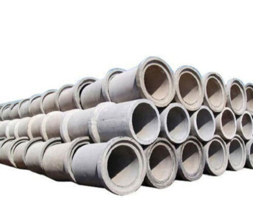 Grey 18 Mm Thick Industrial Grade Varnised Reinforced Cement Concrete Spun Pipe