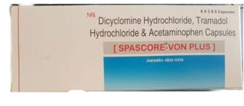 Dicyclomine Hydrochloride Trammadol Hydrochloride And Acetaminophen Capsules