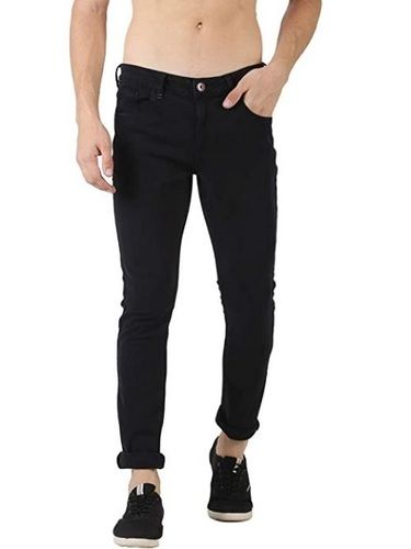 Mens Casual Wear Breathable Black Skinny Fit Denim Jeans  Age Group: >16 Years