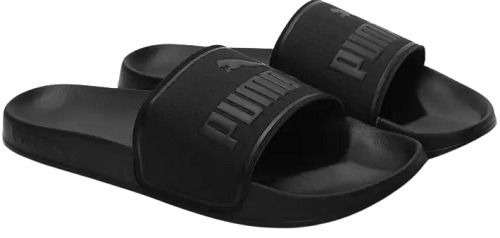 Fancy Mens Soft And Comfortable Flat Black Flip Flop Slippers 