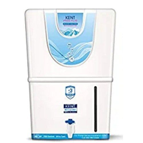 Plastic Wall Mounted Easy To Use And Excell Plus Kent Water Purifeir For Home Office