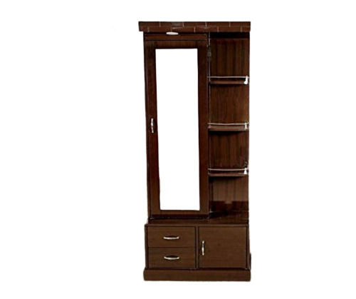 7 X 4 Feet 3 Shelves And 4 Doors Wooden Dressing Table With Mirror 