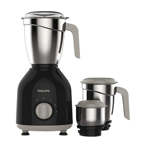 750 Watt 230 Voltage Abs Plastic And Stainless Steel Mixer Grinder With 3 Jars Capacity: 2 Liter/Day