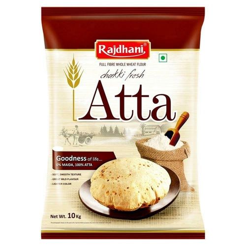 Natural And No Added Preservative Healthy Rajdhani Full Fiber Chakki Fresh Atta