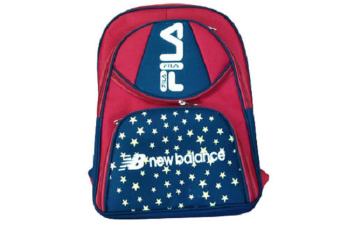 A 30 X 1 X 40 Cm Waterproof And Five Zipper Polyester Printed School Bag