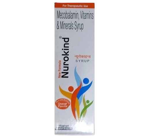 Nurokind Mecobalamin Vitamins And Minerals Syrup, Packaging Size 200 Ml ,Use For Vitamin Deficiency Medicine Raw Materials