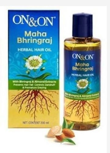 Pack Of 200 Ml On And On Maha Bhringraj Herbal Hair Oil
