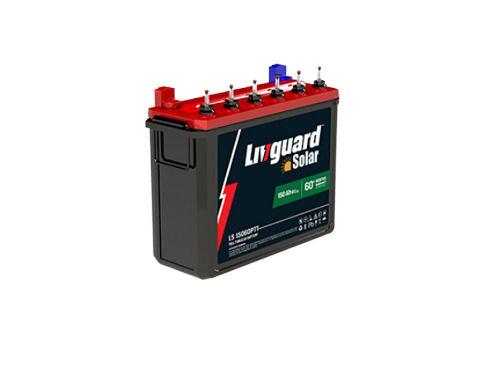 Plastic And Copper Black Rectangular Livguard Tubular Solar Battery Power 150 Ah Related Voltage 220