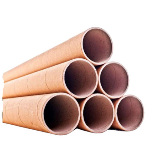 Brown 4.2 Mm Thick Industrial Grade And Color Coated Round Cardboard Core Pipe