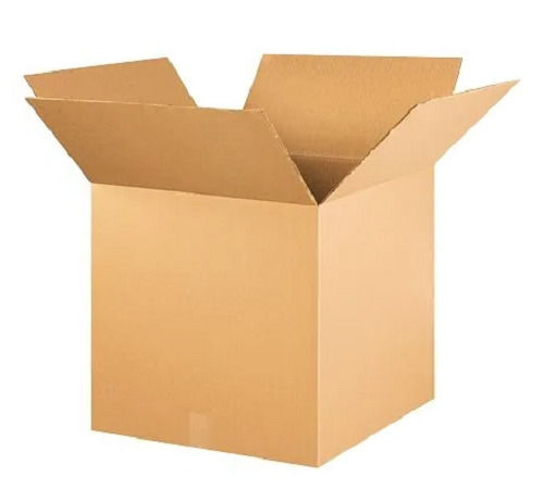 Eco Friendly And Reusable 5 Ply Plain Square Cardboard Corrugated Carton Box 