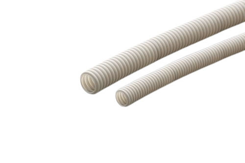 White Round Poly Vinyl Chloride Suction Hose Pipe For Wiring , 1.8 Mm Thick 