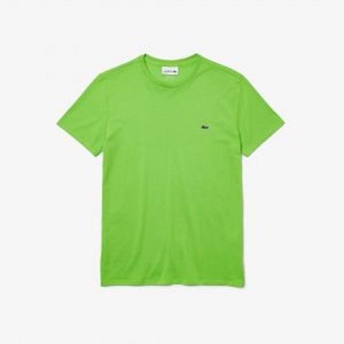 Comfortable Light Weight Green Short Sleeve Round Neck T Shirts For Ladies