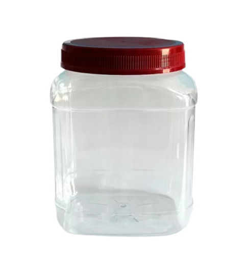 Transparent 2 Liters Storage Durable And Lightweight Empty Plastic Jar With Screw Cap