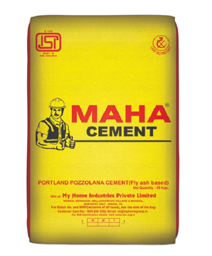 50 Kilograms 33 Grade Low Heat And Rapid Hardening Portland Pozzolana Grey Cement  Initial Setting Time: 150 Min Minutes