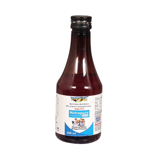 Multi Vitamin Multi Mineral Syrup - 200ML Medical Grade With Lycopene & Antioxidant, Suitable For Adults & Aged Women, Refrigerate In Cool Dry Place