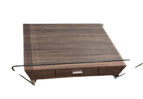 Highly Durable And Fine Finish Brown Wooden Center Table For Residential Home Furniture