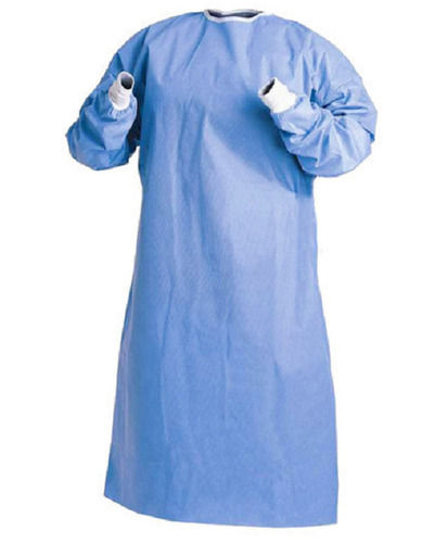 176 Centimeter Long Medical Grade Non Woven Disposable Full Sleeves Surgical Gown 