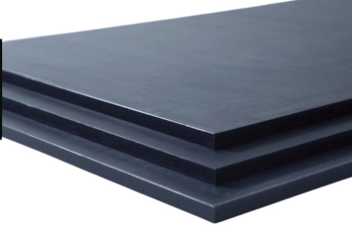 Resistance To Chemicals And Abrasion Black Plain PVC Rigid Sheet Thickness: 2 - 30 Mm