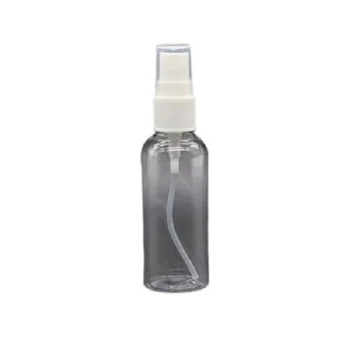 White 70 Ml, Transparent And Light Weight Plastic Body Empty Bottle With Pump Sprayer