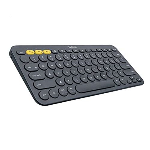 Spill Resistance Light Weight And Long Lasting Black Wireless Keyboard