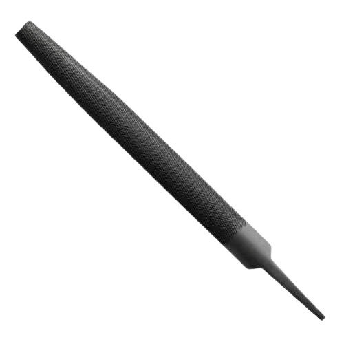 Cutting Tool Black Stainless Steel Half Round Bastard File With 6 Inch Length