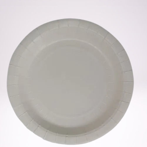 6 Inch Plain Round Disposable Paper Plates For Event And Party