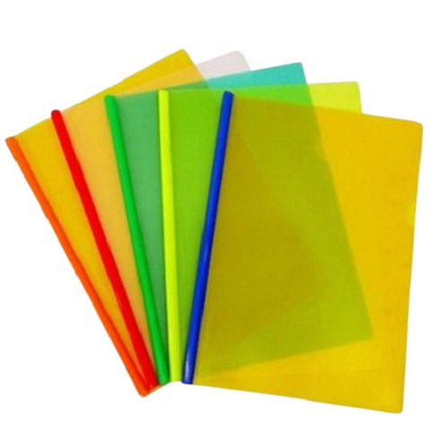 Rectangular Water Proof Rectangle Multi Color Plastic Files, Used For Office And School Purpose