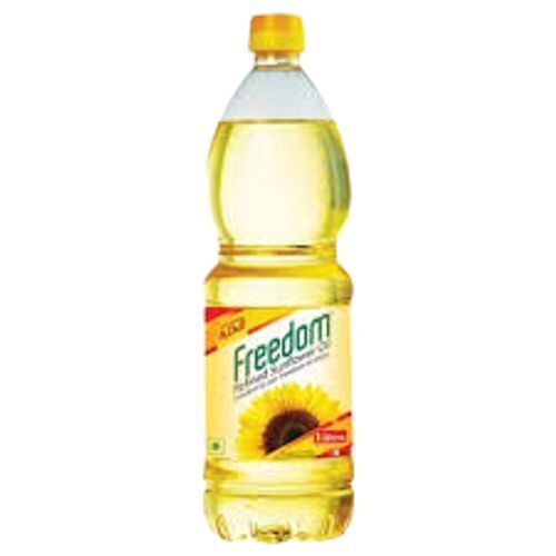 100% Natural And Best Source Of Vitamin Cold Pressed Refined Sunflower Oil, 1 L